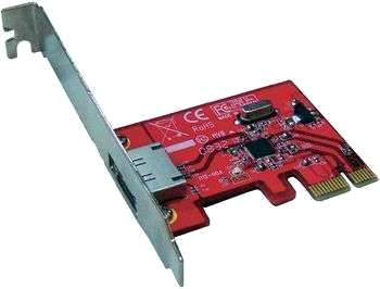 1-ports externt eSATA PCi-Express-kort Low Profile