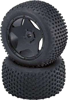1:5 Kompletträder Buggy-ekerfälgar