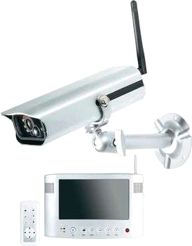 2,4 GHz digitalt trådlöst DVR-monitor set