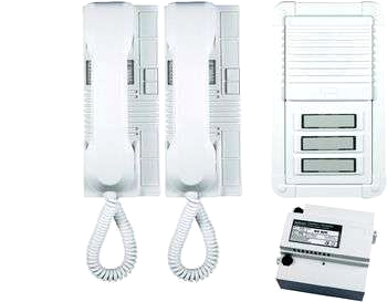 3-familjs porttelefon 103 vit