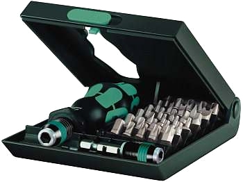 32-delars Bitsortiment Kraftform Kompakt® 71 Secur