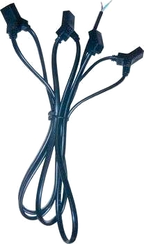 4-pack fläktanslutningskabel