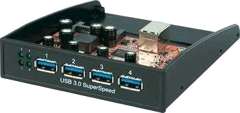 4-portars USB 3.0 frontpanel