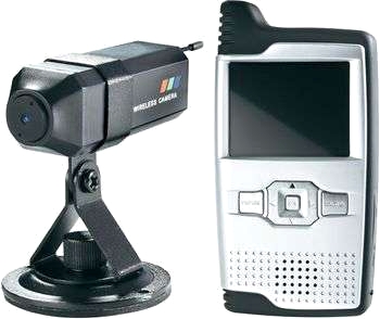 6,3 cm DVR-monitor med 2,4 GHz kamera