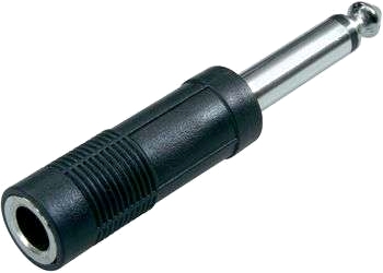 6,3 mm mono-/stereoadapter