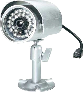 6,35 mm CCD färgkamera, 380 TVL, 3,6 mm