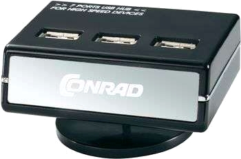 7-portars USB 2.0-hubb ''Desk''
