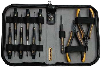 9 delars ESD-verktygssortiment CARAT 2250