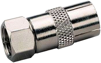 Adapter F-kontakt/koaxialanslutning