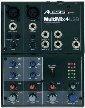 Alesis Multimix 4 USB-mixerbord