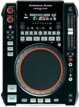 American Audio Radius 1000 DJ-CD-/MP3-spelare