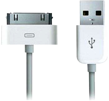 Apple kabel med docknings- och USB-kontakt