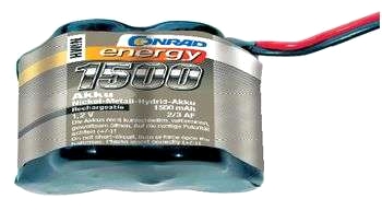 Batteripaket för mottagare