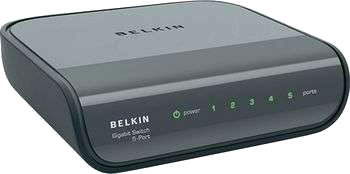 Belkin 5 portars gigabit-nätverksswitch