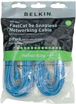 Belkin CAT5e U/UTP-patchkabel 1 m, blå 2 st.