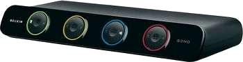 Belkin SOHO KVM-switch för fyra datorer - 2