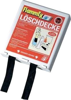 Brandfilt 90 x 90 cm med monteringsbox