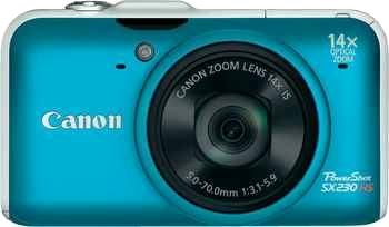 Canon PowerShot SX230 HS Digitalkamera blå
