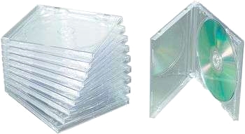 CD-boxar hårdplast