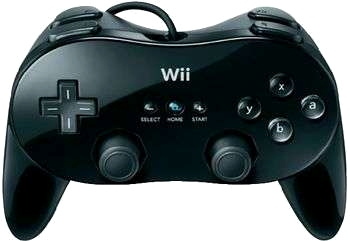 Classic Controller Pro, svart för Wii