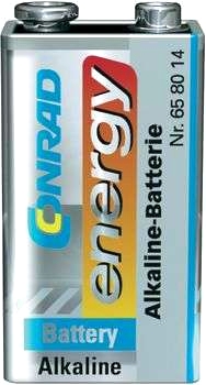 Conrad energy Alkaline 9V blockbatteri