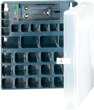 Conrad Energy-box med batteritestare