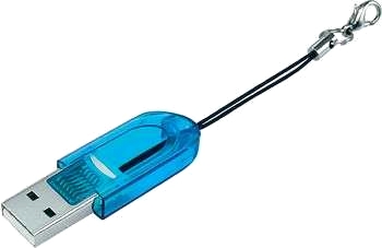 Conrad kortläsare för MicroSD? blå USB