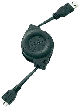 Conrad USB 3.0 A/ kabelupprullare 0,9 m