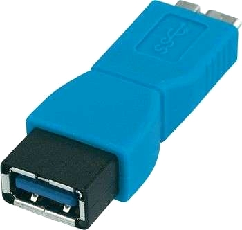 Conrad USB 3.0 uttag A/kontakt mikro B adapter