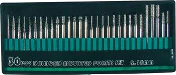Diamant-slipstiftsats, 30 delar