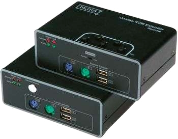 Digitus Combo KVM-förlängare USB och PS/2