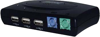 Digitus KVM-Switch DC-11201 2 Portar inkl. USB-Hub