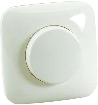 Dimmer med centralplatta och knapp 60-400 W