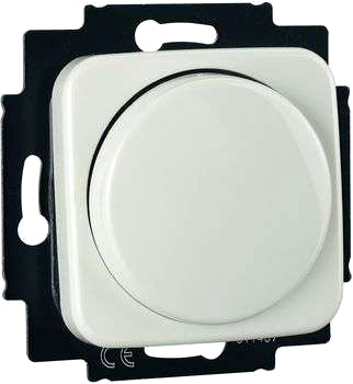 Dimmer med centrumplatta och knapp 60-600 W