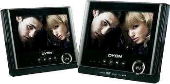 Dyon Sync DVD-spelare med 2 skärmar