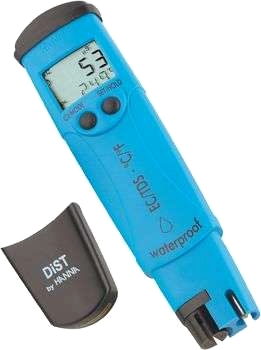 EC-/TDS-/ºC-fickmätare Super Dist 5