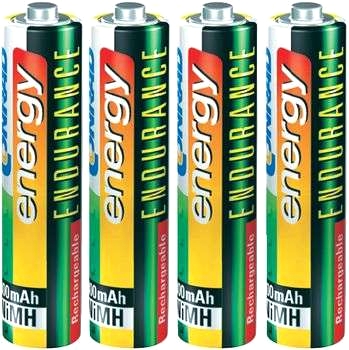 Endurance NiMH-batterier, R3, 4-pack