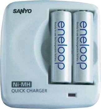 eneloop Quick Charger inkl. 2 x AAA