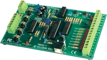 Experimentkort med USB Interface Board