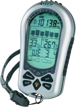 Fickhöjdmätare/barometer