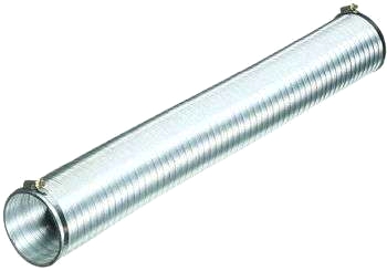 Flexibelt ventilationsrör i aluminium 125 mm