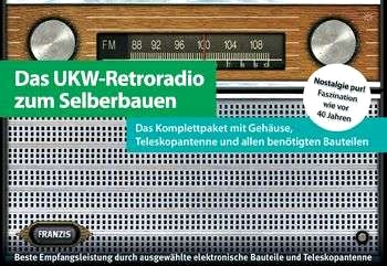Franzis FM-radio i retrostil som monteras av använ