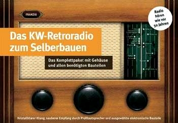 Franzis kortvågsradio i retrostil som monteras av