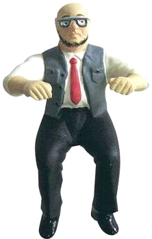 G Lokförare figur