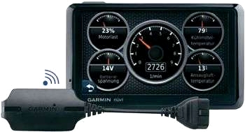Garmin ecoRoute HD diagnoskördator för nüvi naviga
