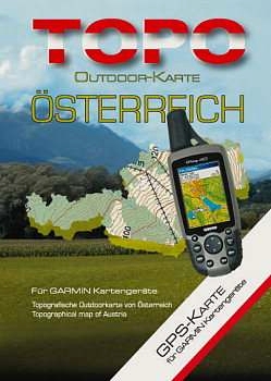 Garmin topografisk karta Österrike