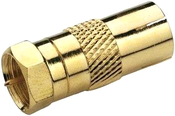 Goldline F-kontakt för koax-uttag