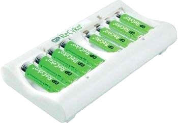 GP Powerbank Mega inkl. 8 ReCyko+ AA-batterier