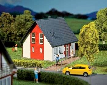 H0 Enfamiljshus, rött