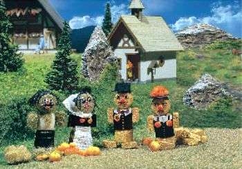 H0 Halmbalsfigurer